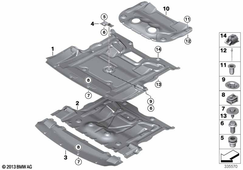 Underhood shield