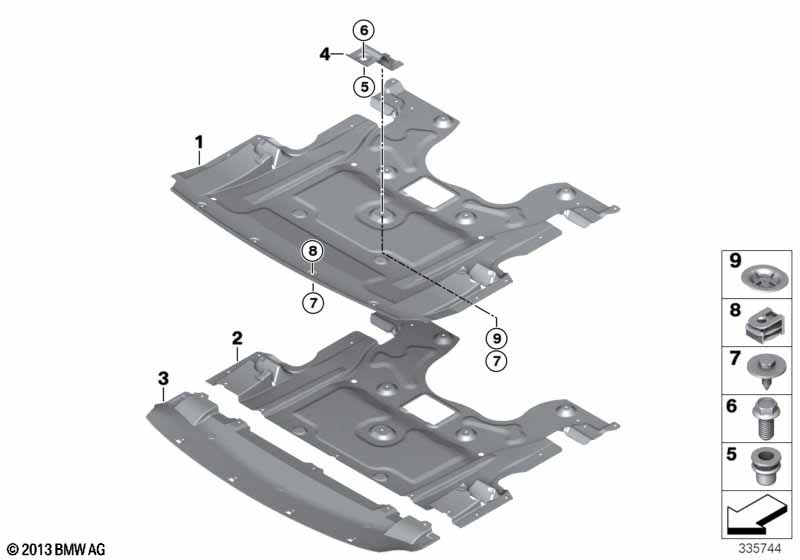 Underhood shield