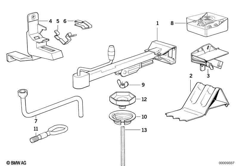Genuine BMW 71121180622 E31 Clip (Inc. 840i, 850CSi & 840Ci) | ML Performance EU Car Parts