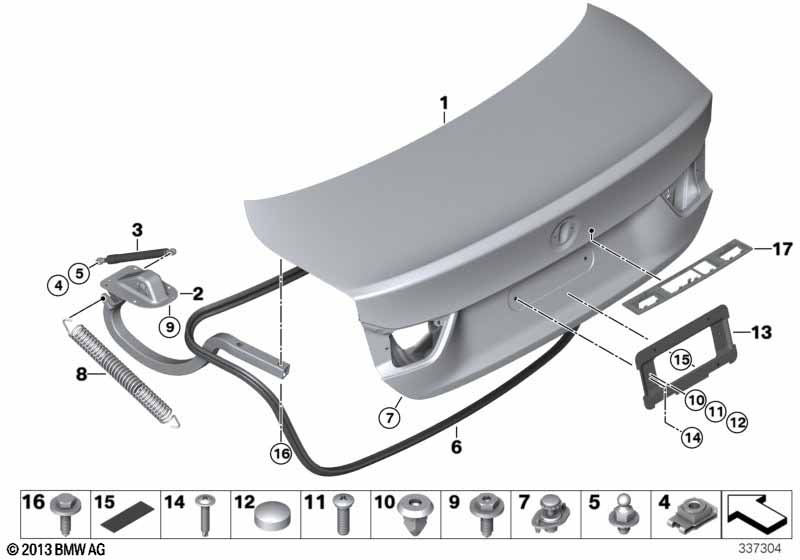 Genuine BMW 07149295514 I15 Plug-In Nut 9X9 M (Inc. X3) | ML Performance UK Car Parts