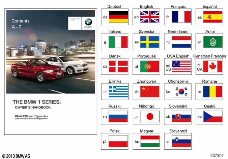 Genuine BMW 01402914551 Owner's Manual For E82, E88 With Idrive EN US (Inc. 128i, M & 135i) | ML Performance EU Car Parts