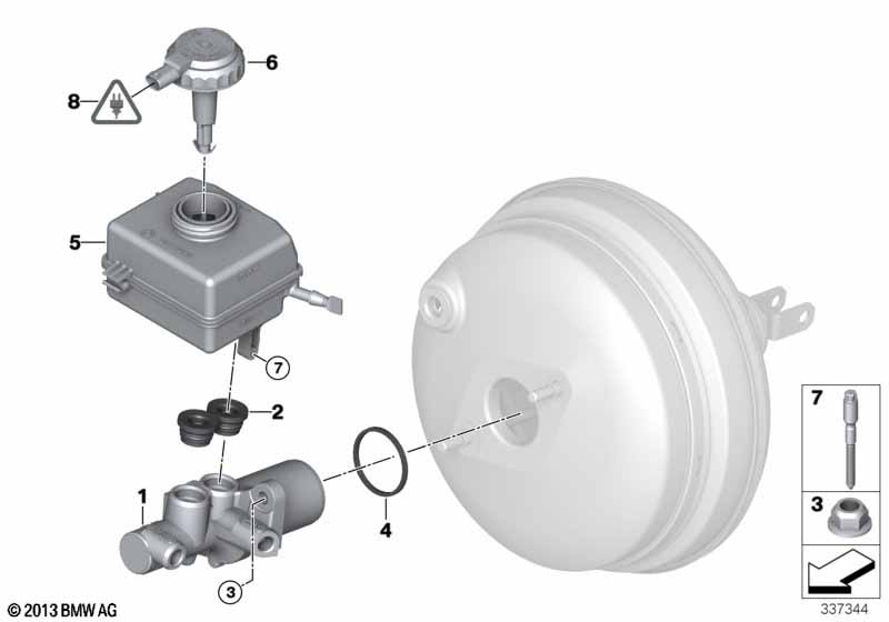 Genuine BMW 34336771718 E70 RR31 Expansion Tank (Inc. Phantom EWB, X5 35dX & X5 M50dX) | ML Performance UK Car Parts
