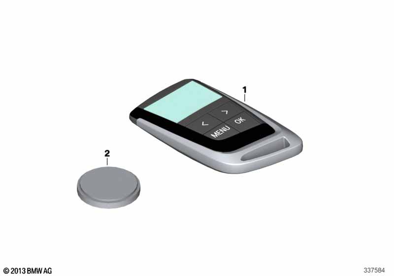 Transmitter f auxil.heating remote ctrl