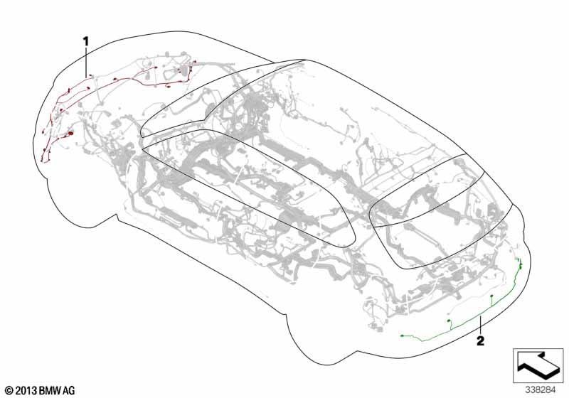 Genuine BMW 61129332215 F16 Wiring Harness, Front End (Inc. X6) | Duco Car Parts UK Car Parts