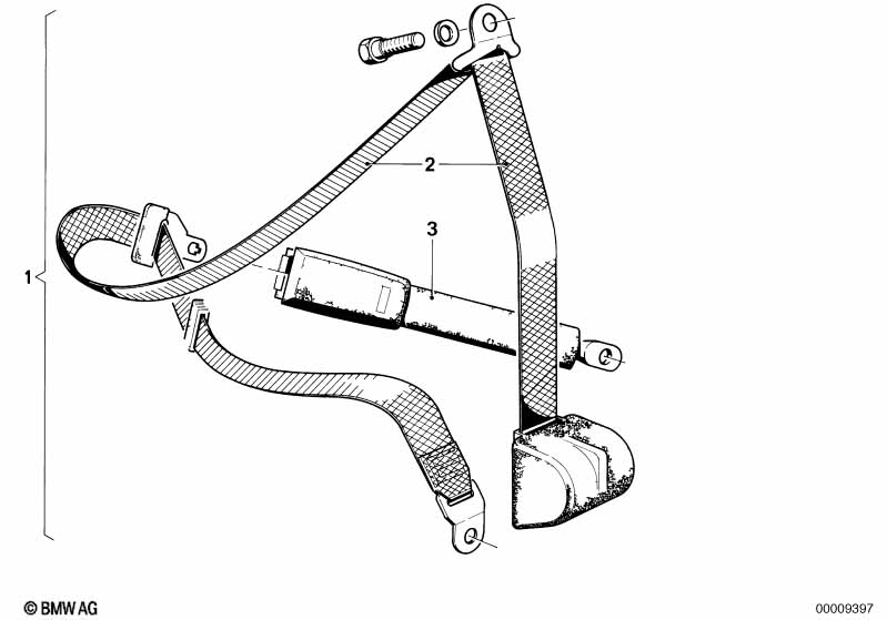 Safety belt front