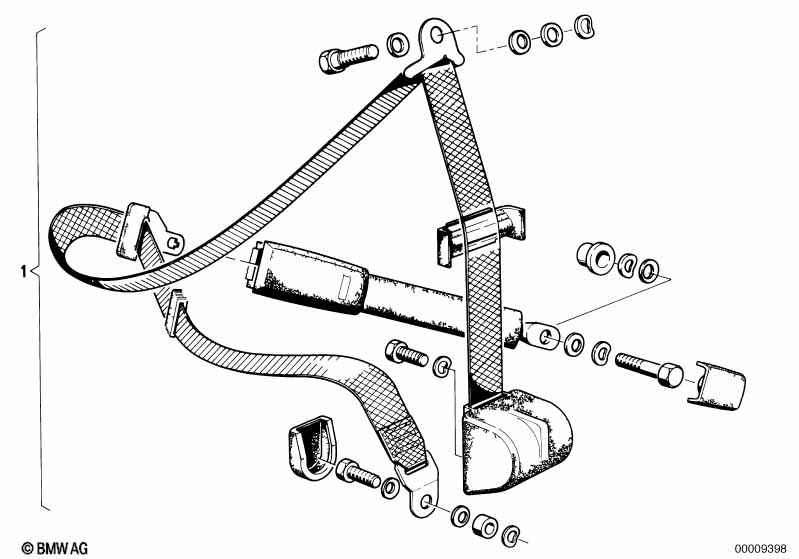 Safety belt front