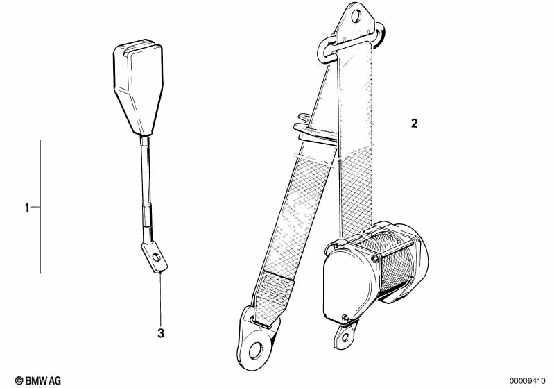 Safety belt front 4-door