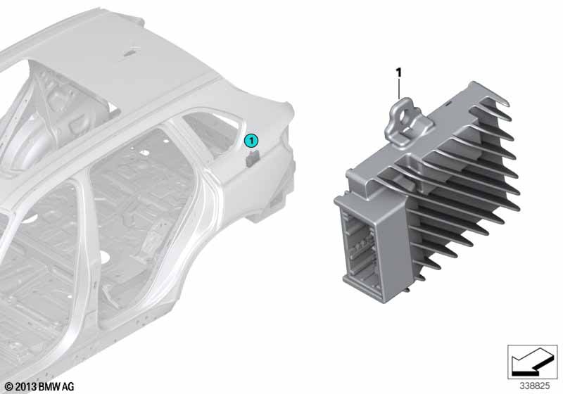 Genuine BMW 65128705940 F39 Control Unit With Active Sound Design (Inc. Cooper SD, JCW & Cooper S ALL4) | ML Performance UK Car Parts