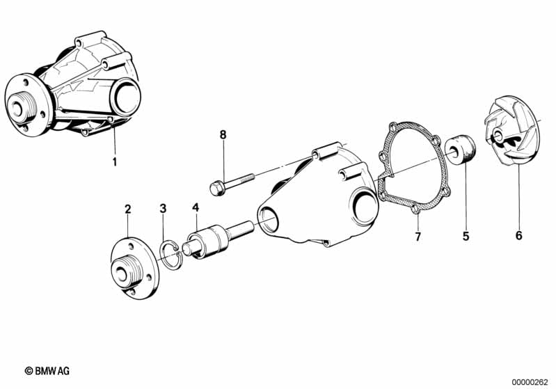 Cooling system-water pump