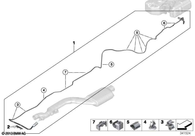 SCR metering line