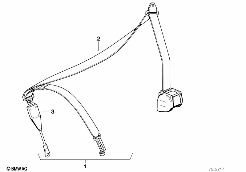 Sangle de surete avant 4-portes