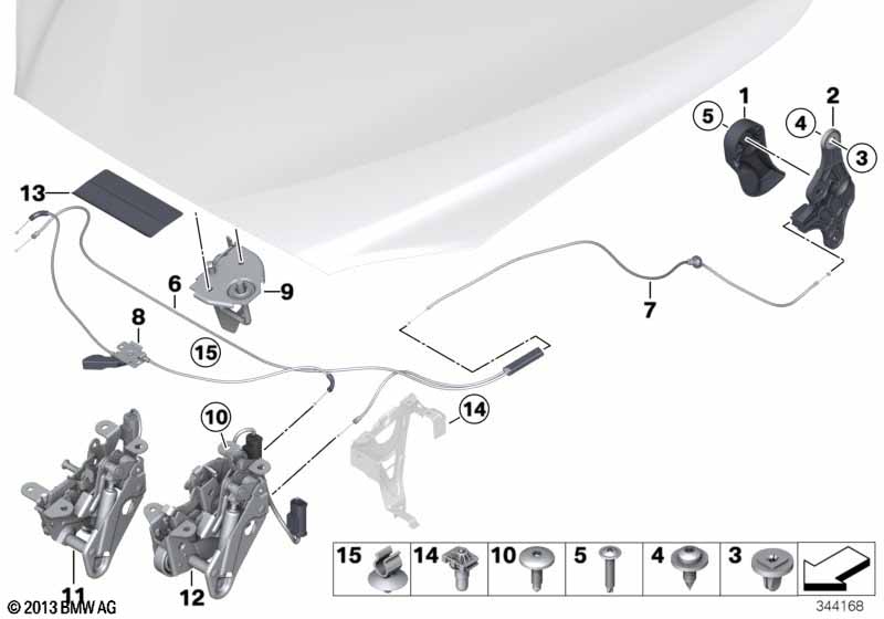 Hood locking system