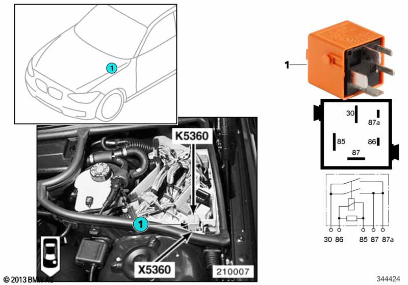Relay for hydraulic pump SMG K5360