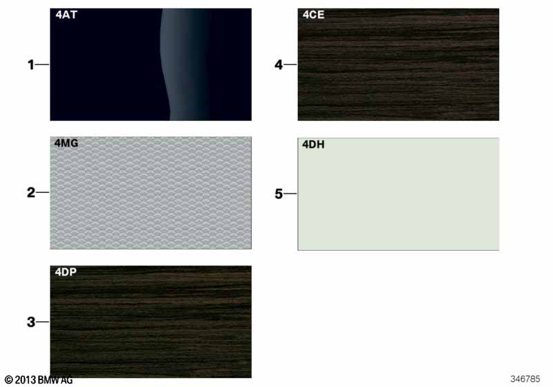 Sample chart with interior moldings