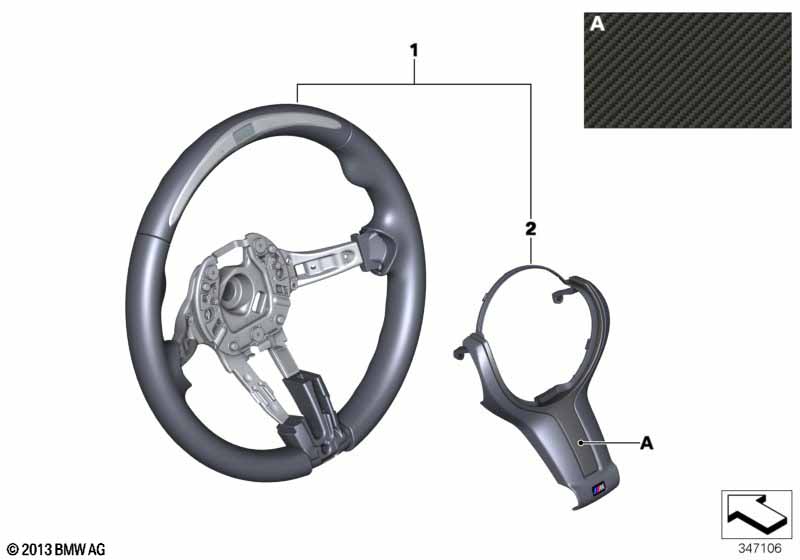 M Performance steer. wheel II w/ display