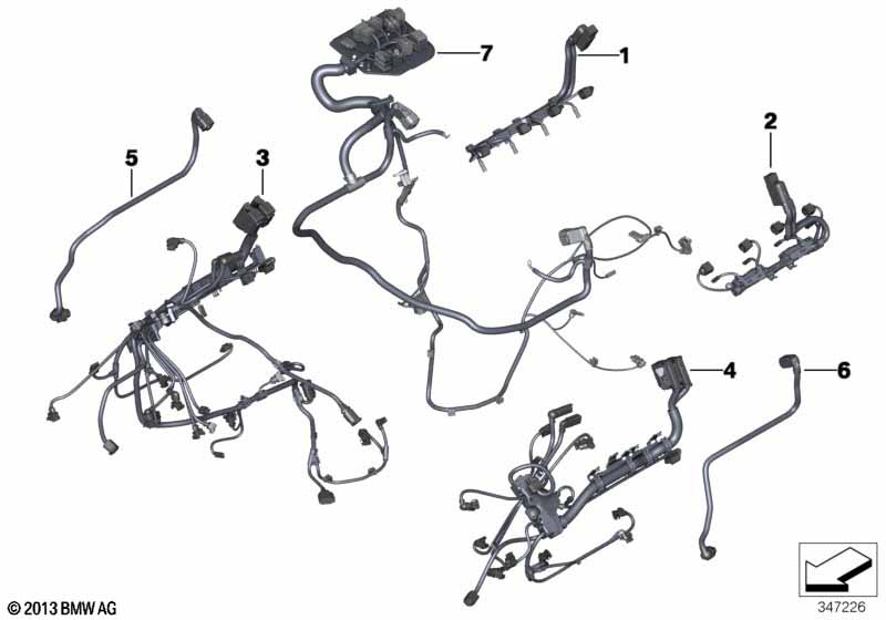 Kabelbaum Motor