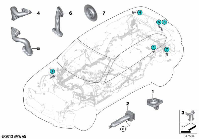 Genuine BMW 61138715694 G05 Grommet, Trunk Lid, Right (Inc. X5) | Duco Car Parts UK Car Parts