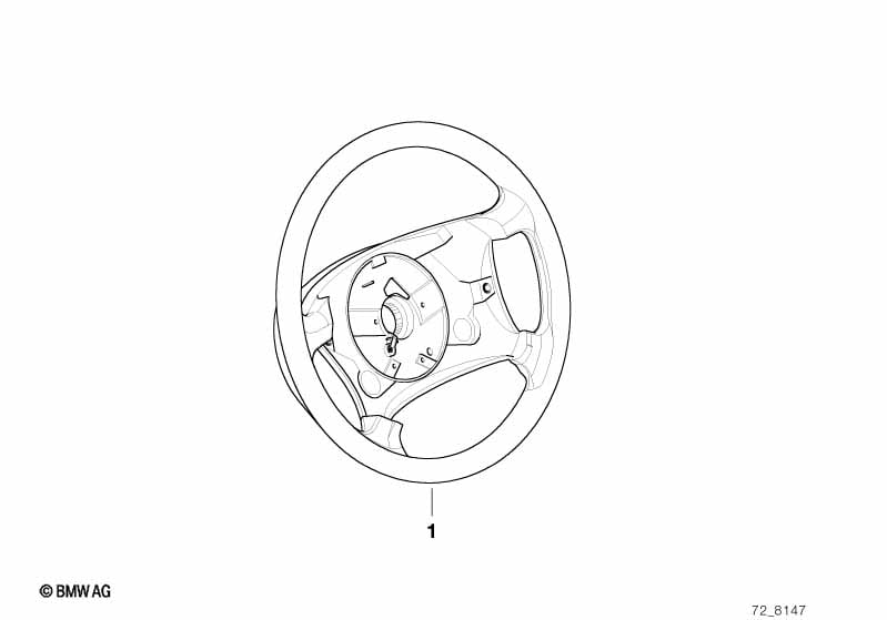 Couronne de volant bois-cuir