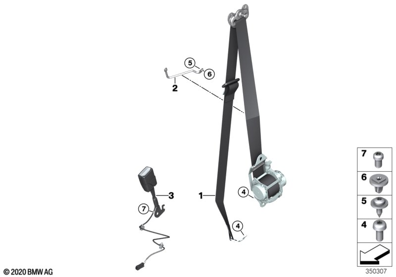 Genuine BMW 72117304149 I15 Lower Belt Front Left (Inc. i3 94Ah, i3s 94Ah Rex & i8) | ML Performance UK Car Parts