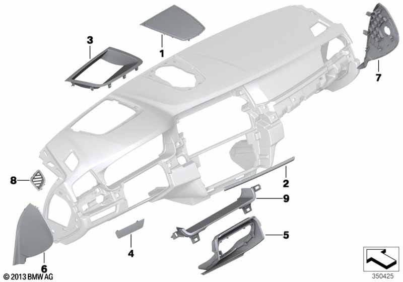Genuine BMW 51459192924 Slot Cover (Inc. 530dX, 518d & 530i) | ML Performance EU Car Parts