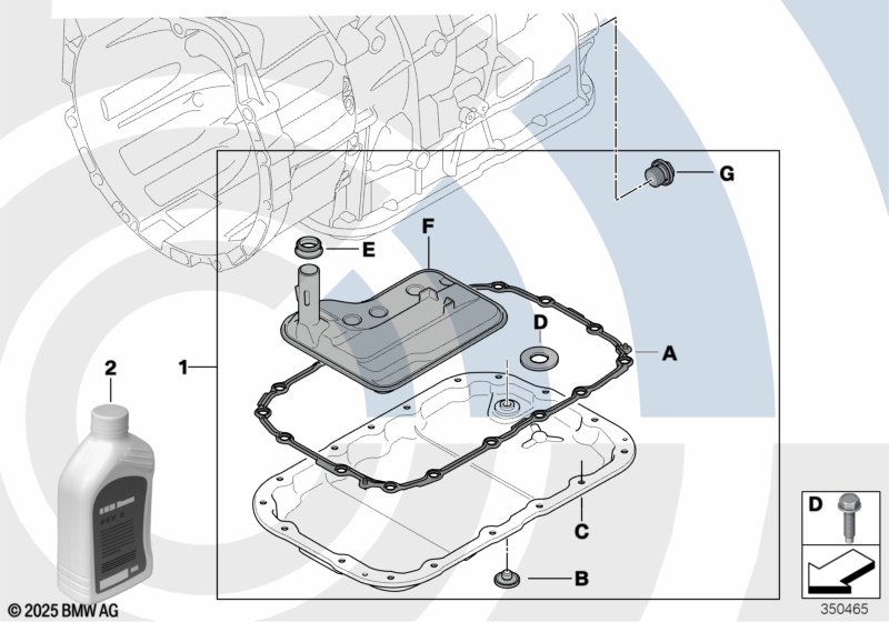 Fluid-change kit, autom. transmission