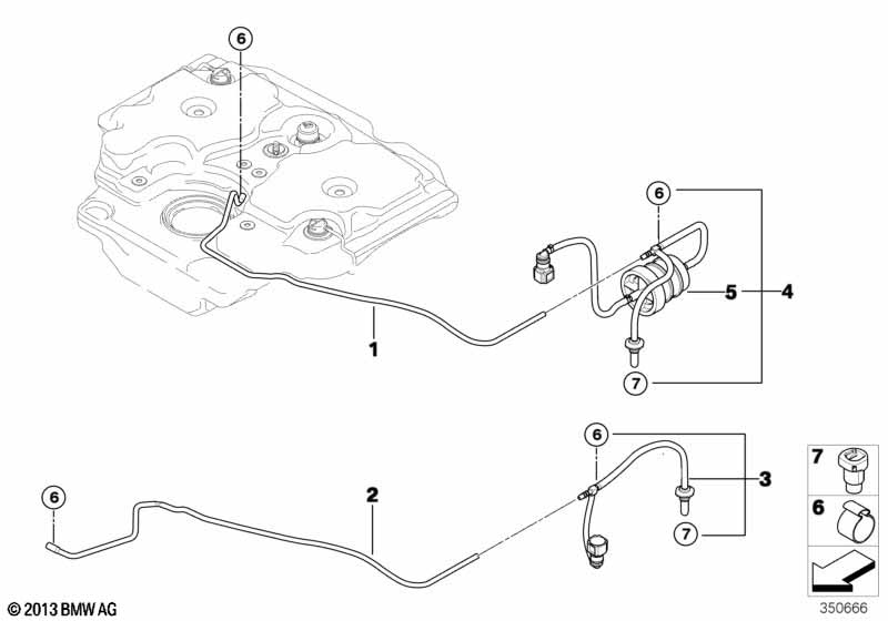 Genuine BMW 16197210528 E70 F15 E71 Cap (Inc. X5) | ML Performance UK Car Parts