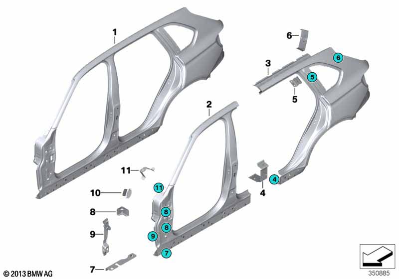 Body-side frame
