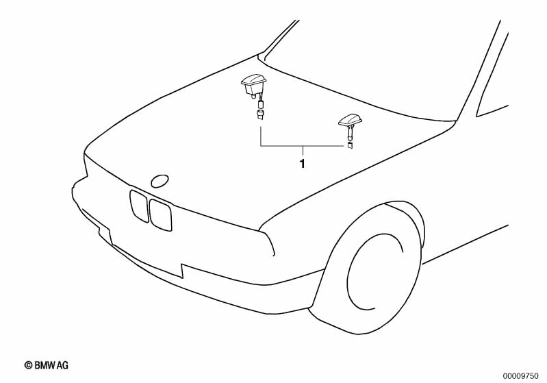 Heated spray nozzle
