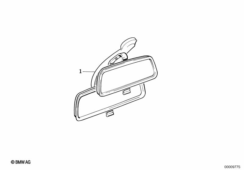 Tandem interior mirror