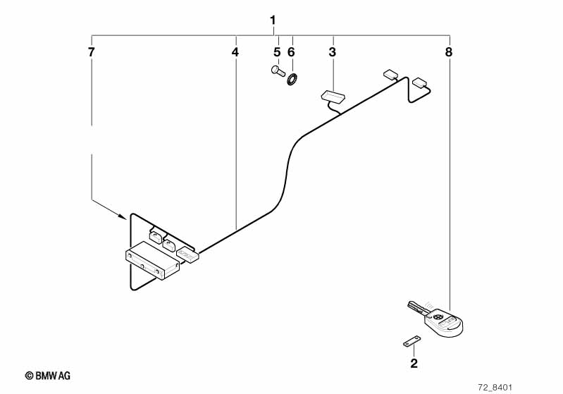 Retrofit kit, radio remote control