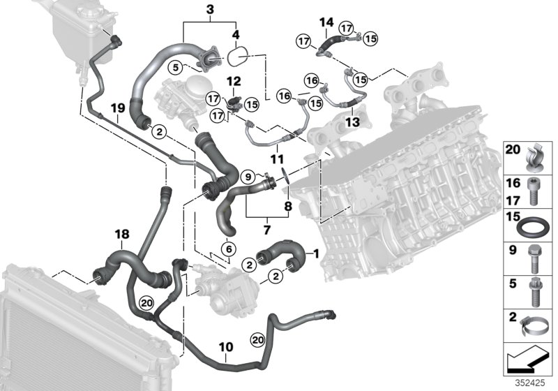 2008 Bmw 535i Coolant Hose Diagram - Thxsiempre