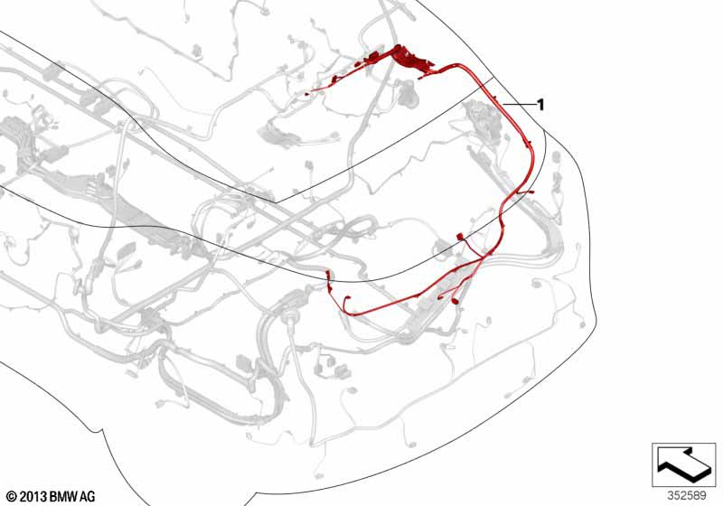 Wiring harness for decklid