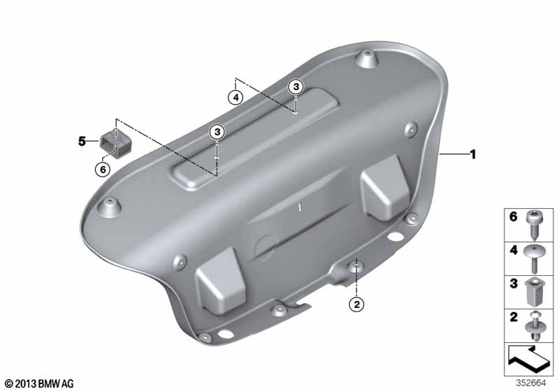 Genuine BMW 07147225732 E92 Fillister Head Self-Tapping Screw ISA ST4,8X16 (Inc. i3 120Ah Rex) | ML Performance UK Car Parts