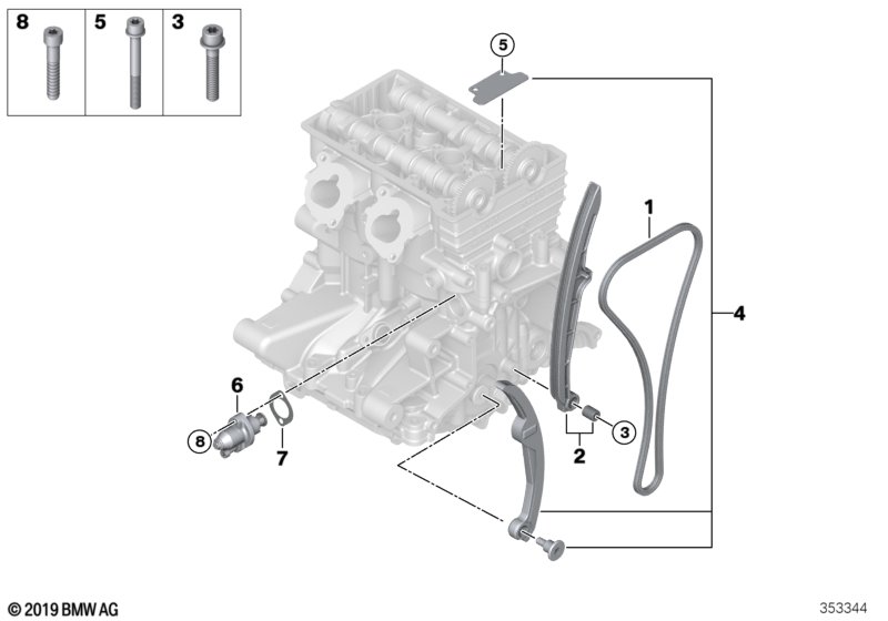 Genuine BMW 11317729591 Timing Chain (Inc. i3) | ML Performance UK Car Parts