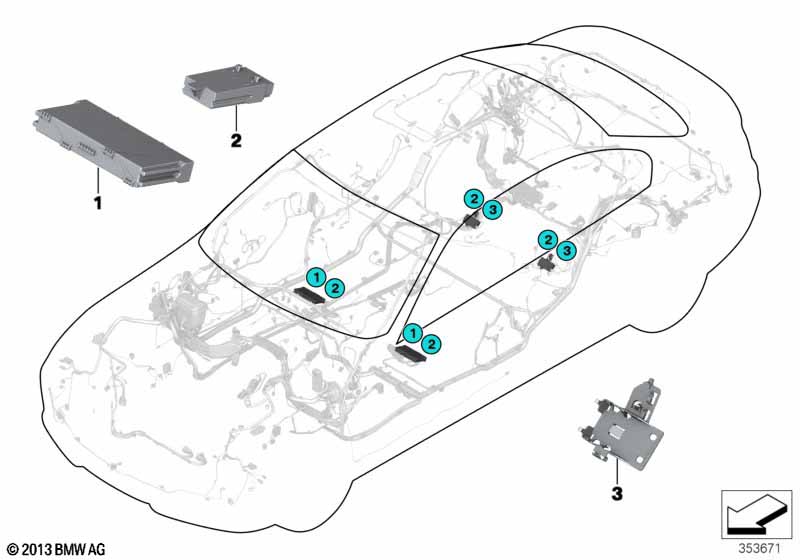 Control unit for seat module