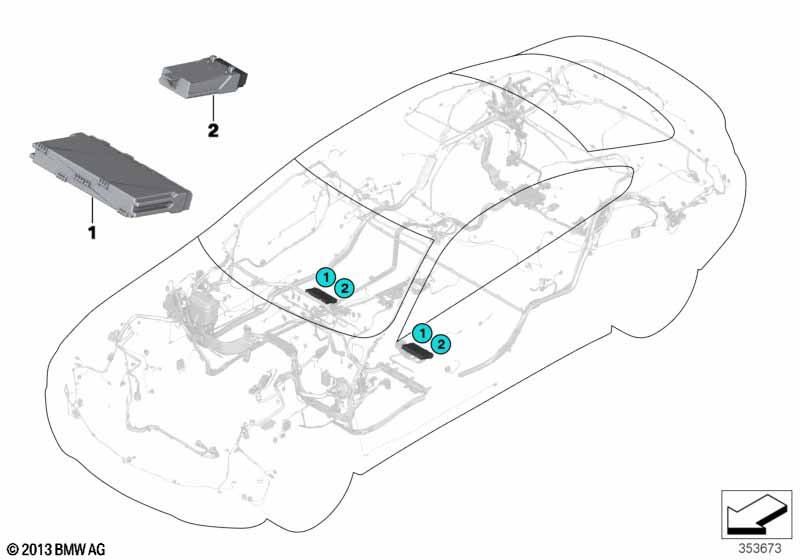Control unit for seat module