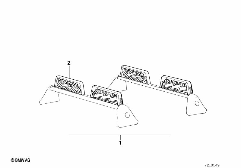 Ski holder