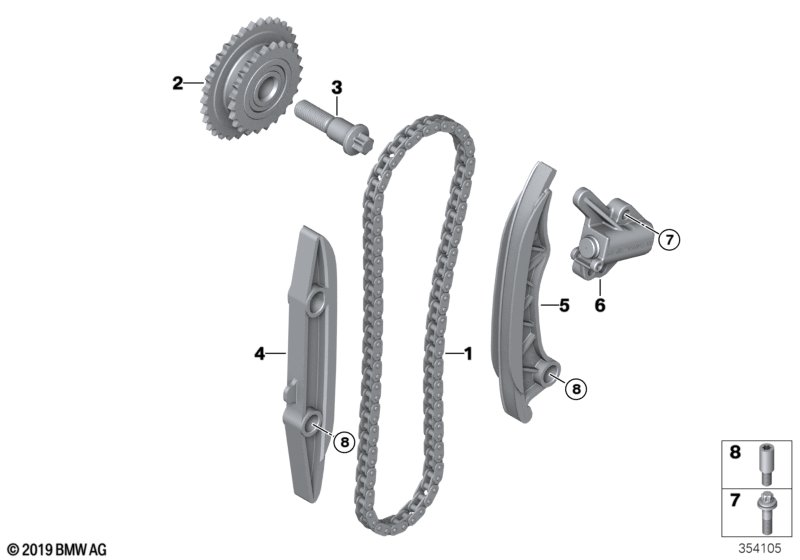 Genuine BMW 13527617486 G20 F36 Bearing Screw M12X1 (Inc. i8) | ML Performance UK Car Parts