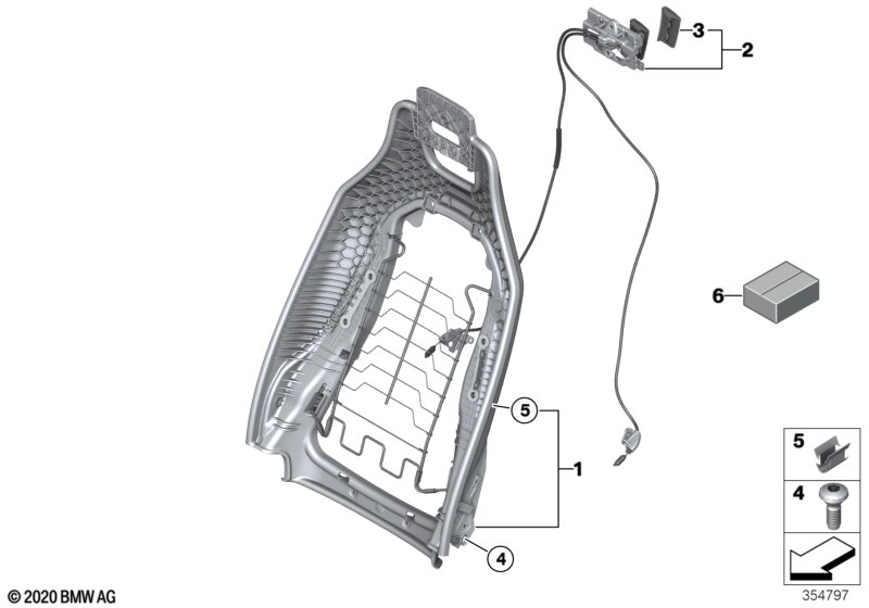 Genuine BMW 52107393686 Handle, Unlocking, Right (Inc. i3 94Ah Rex, i3 60Ah & i8) | ML Performance UK Car Parts