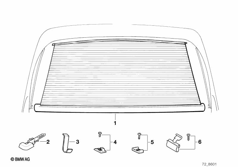 Roller sun shield