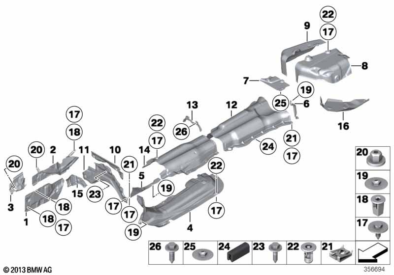 Genuine BMW 51487219616 Abschottung (Inc. Alpina B7X, 550i & 730d) | ML Performance EU Car Parts