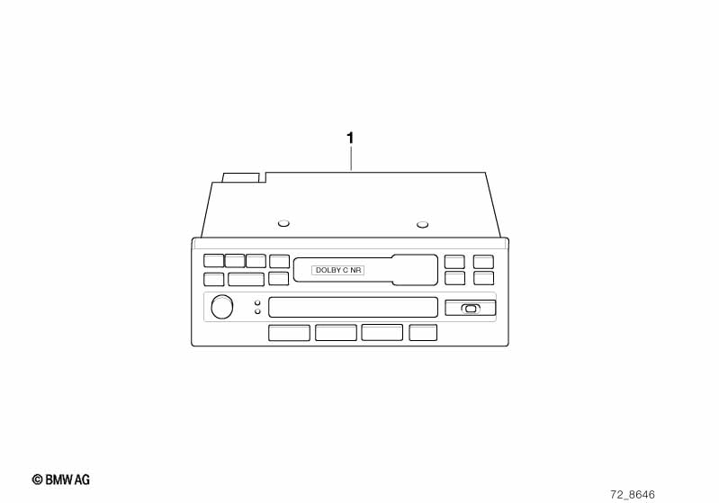 Cassette/radio with CD control