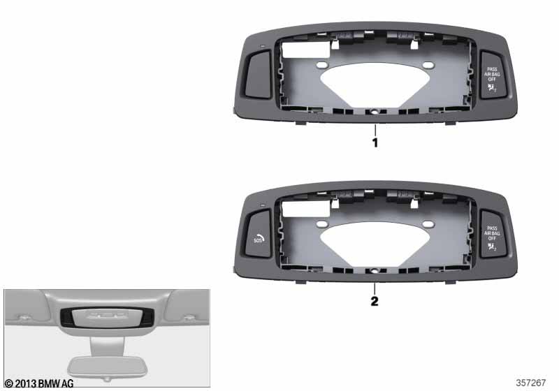 Headliner control module