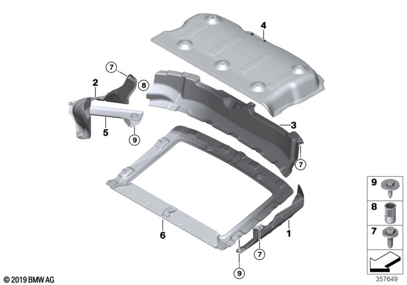 Genuine BMW 51487333123 Heat Insulation, Cross Rear Left (Inc. i8) | ML Performance UK Car Parts