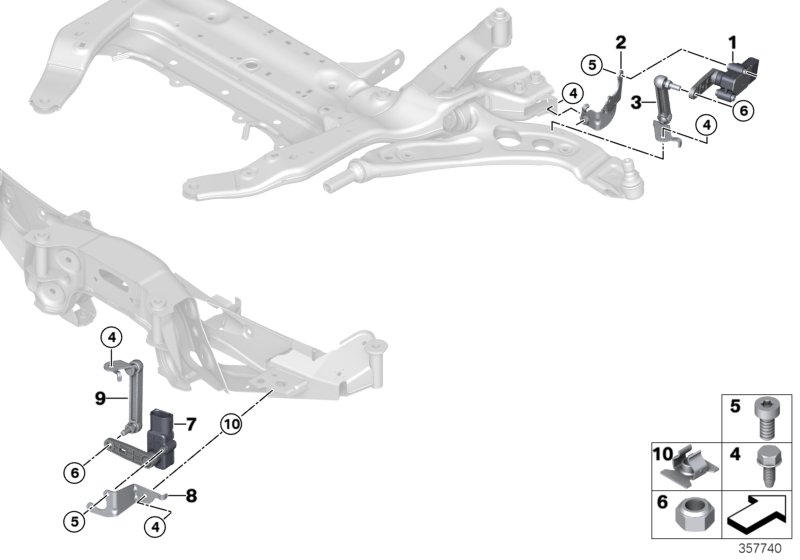 Genuine BMW 37146870200 F56 M Level Sensor (Inc. X4 M40iX, X2 20i & 225xe) | ML Performance UK Car Parts