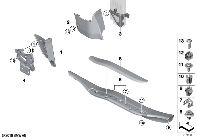 Genuine BMW 51472006642 I15 Cover, Entrance, Right (Inc. i8) | ML Performance EU Car Parts