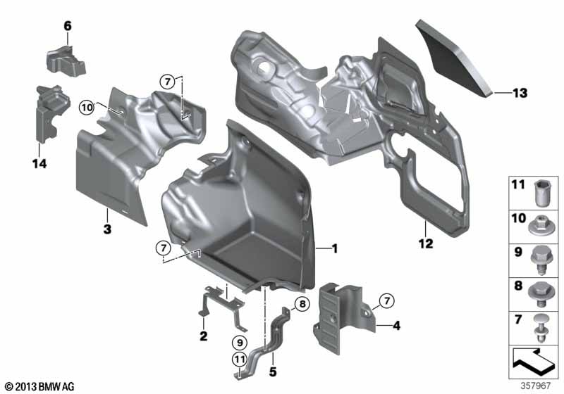 Right TRUNK TRIM