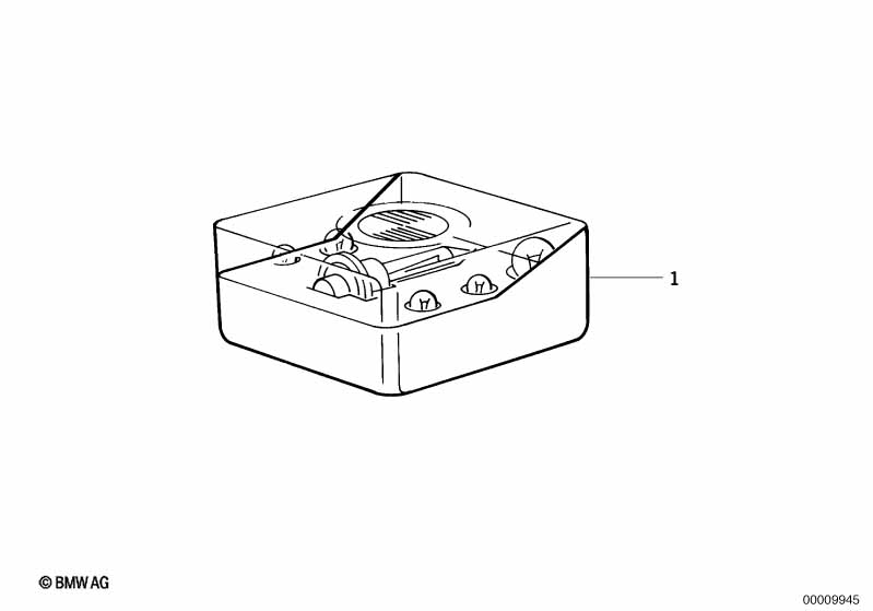 Spare bulbs box
