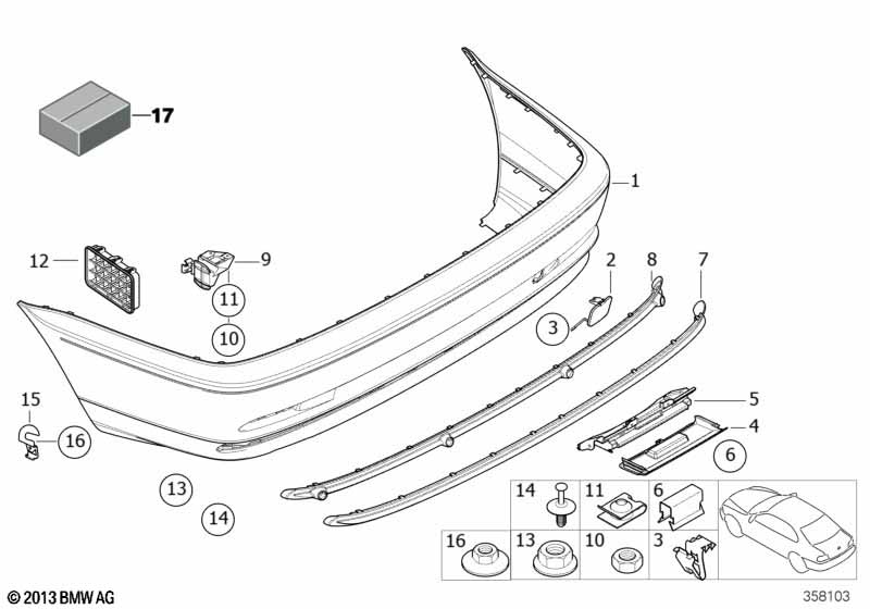 Genuine BMW 51128218165 E46 Frame (Inc. 330d, 316Ci & 328i) | ML Performance UK Car Parts