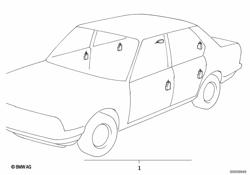 Genuine BMW 51241911947 E30 Trunk Lid Lock With Code (Inc. 318i, 316 & M3) | ML Performance EU Car Parts